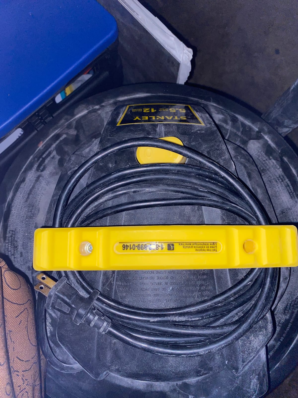 STANLEY 12 Gallon 5.5 Peak HP Wet/Dry Vacuum, 3 in 1 Shop Vacuum Blower,1-7/8