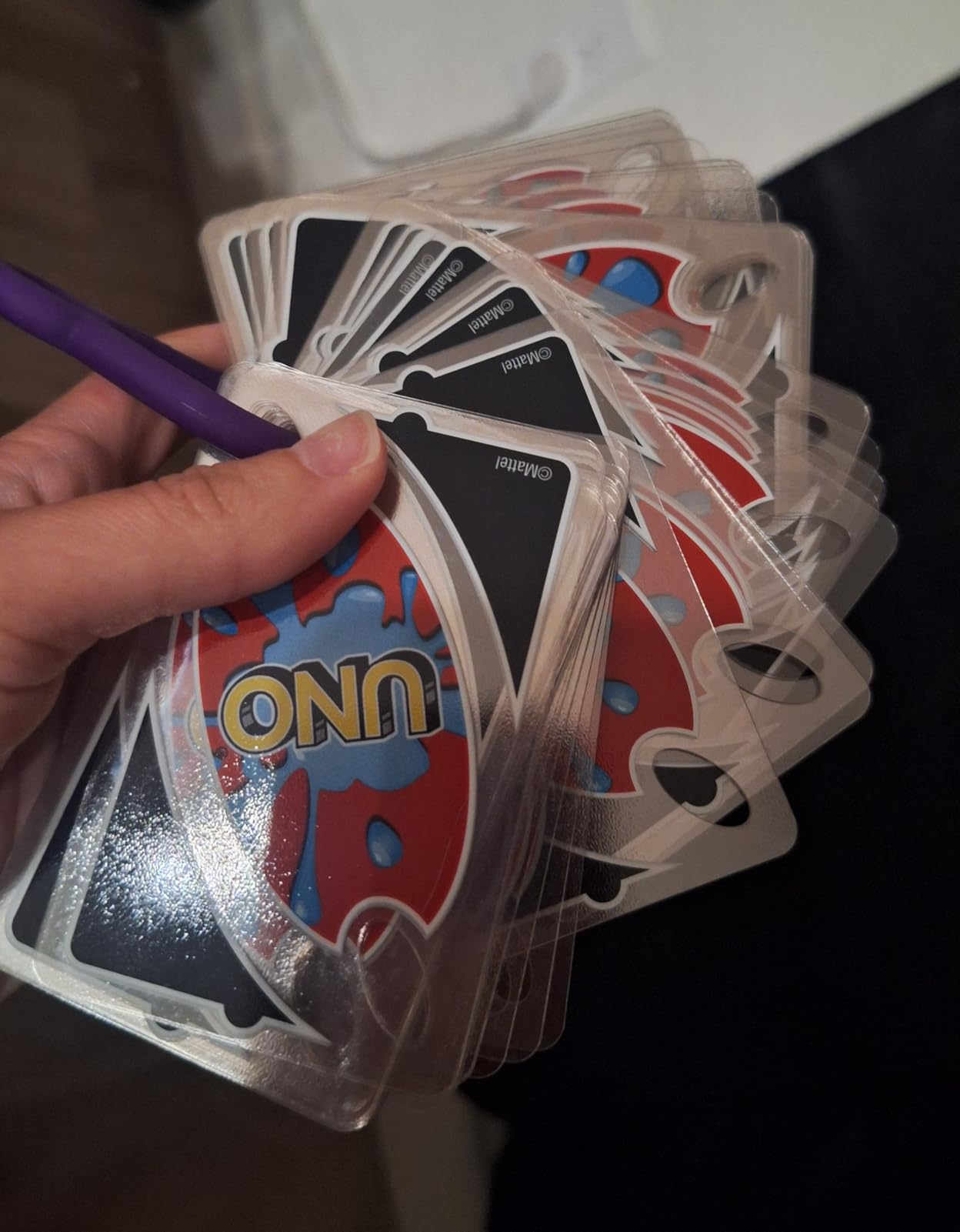 Mattel Games UNO Splash Card Game, Ages 7+, 2-10 Players customer photo 2