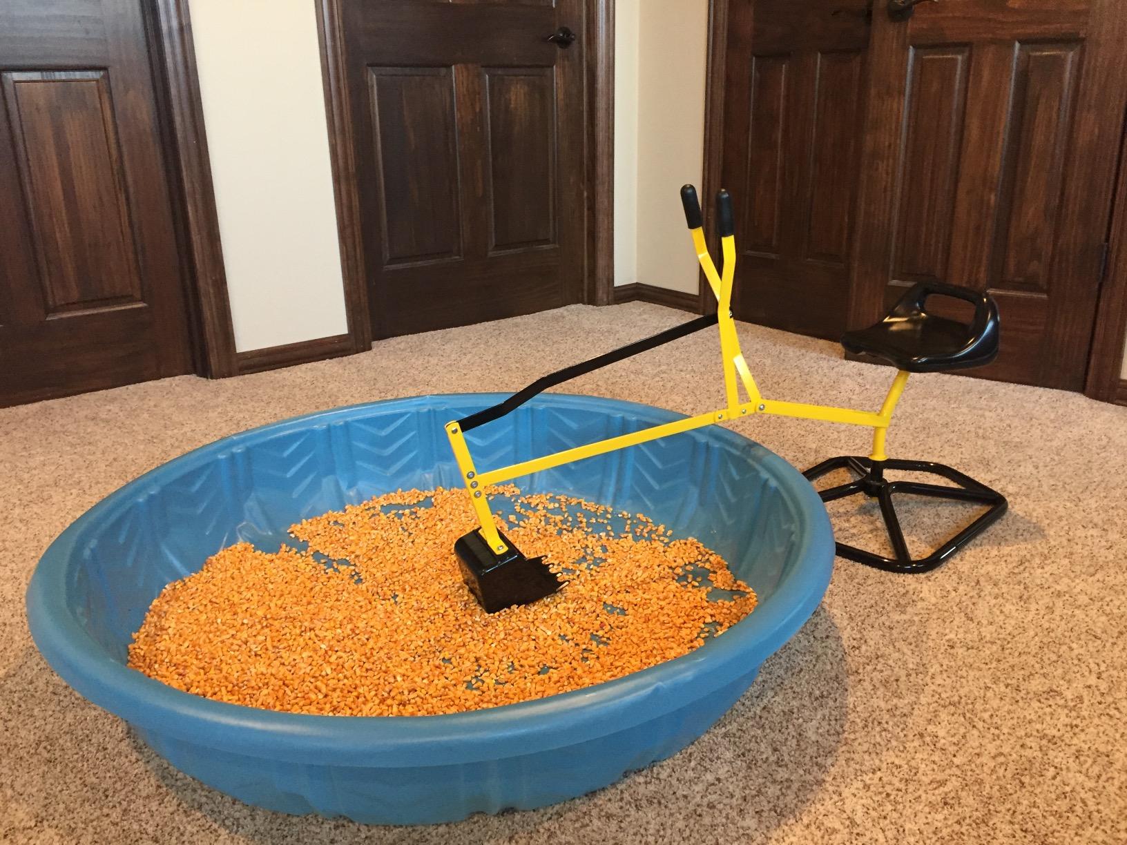 Crane Digger Toy, Ride On w Safer Stabilizing Base- Kid Outdoor Excavator customer photo 1