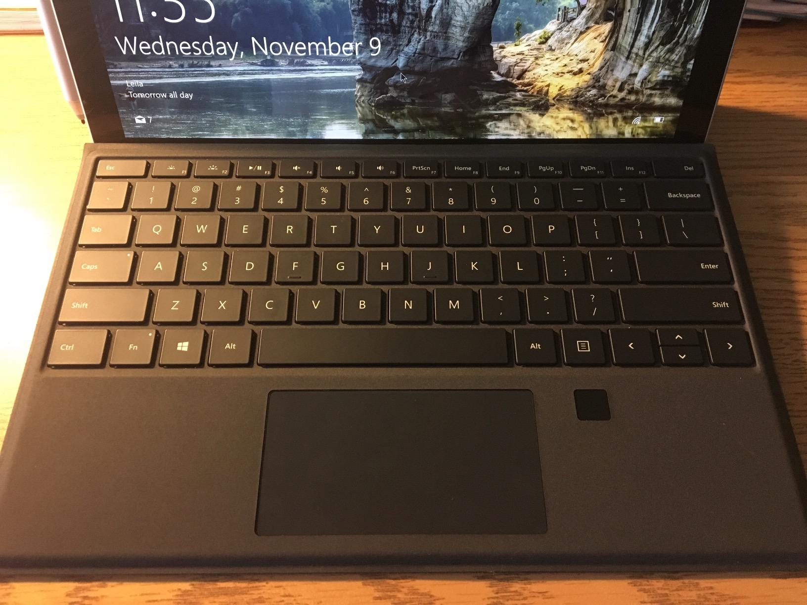 Type Cover with Fingerprint ID customer photo 1