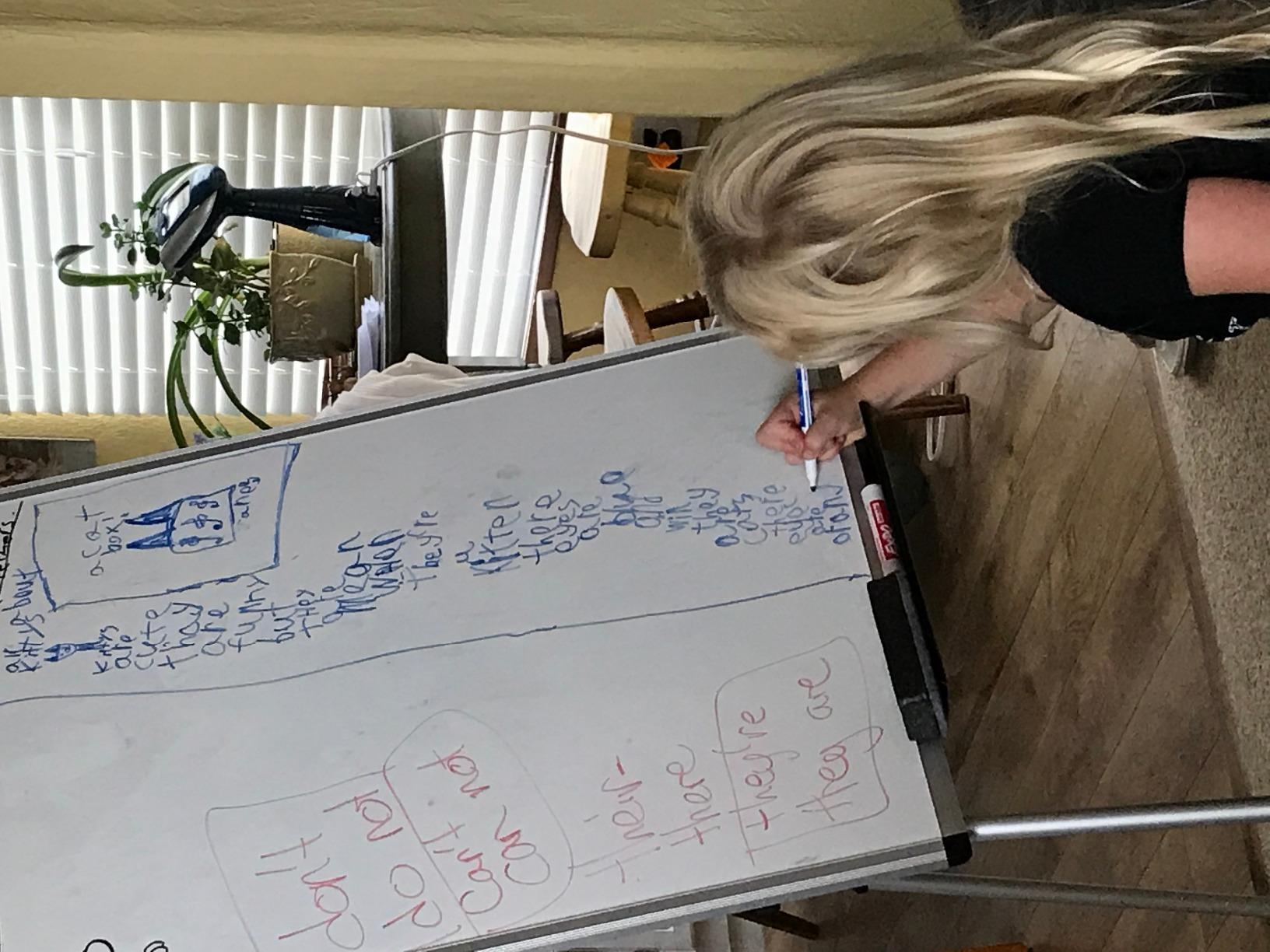 VIZ-PRO Whiteboard Easel, 36 x 24 Inches, Portable Tripod Dry Erase Board customer photo 2