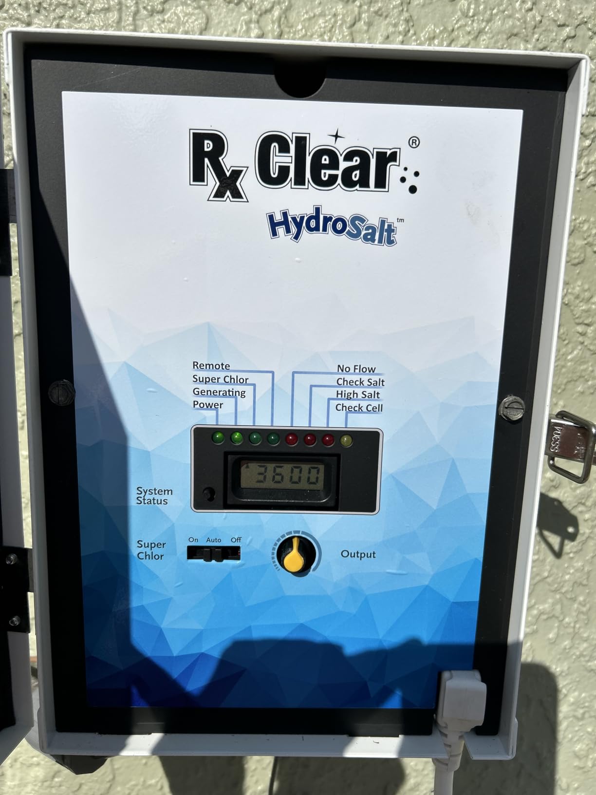 Rx Clear Hydrosalt Cell Electronic Salt Generator Chlorinator | 40,000 Gal customer photo 2