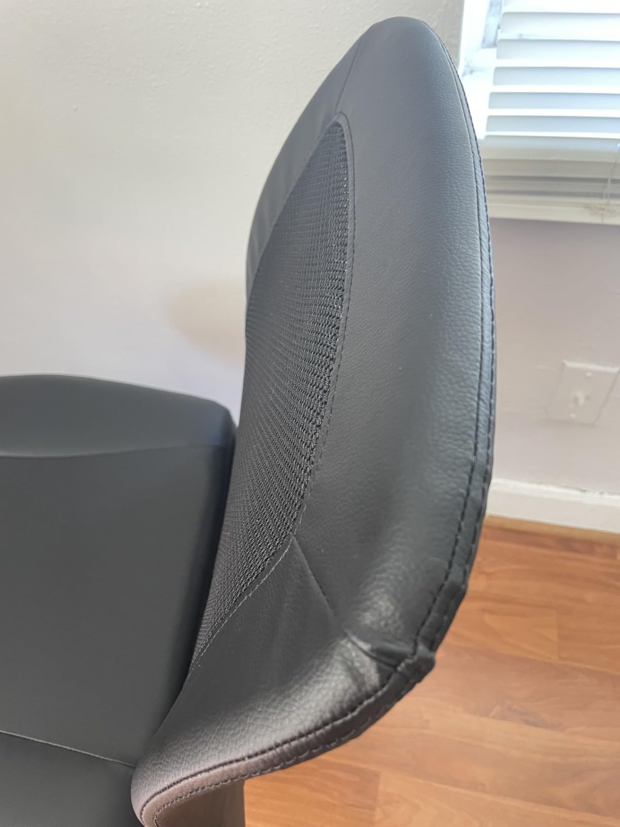 Serta Armless Small Home Desk Chair with Wheels, Ergonomic Mesh Back Chair customer photo 1