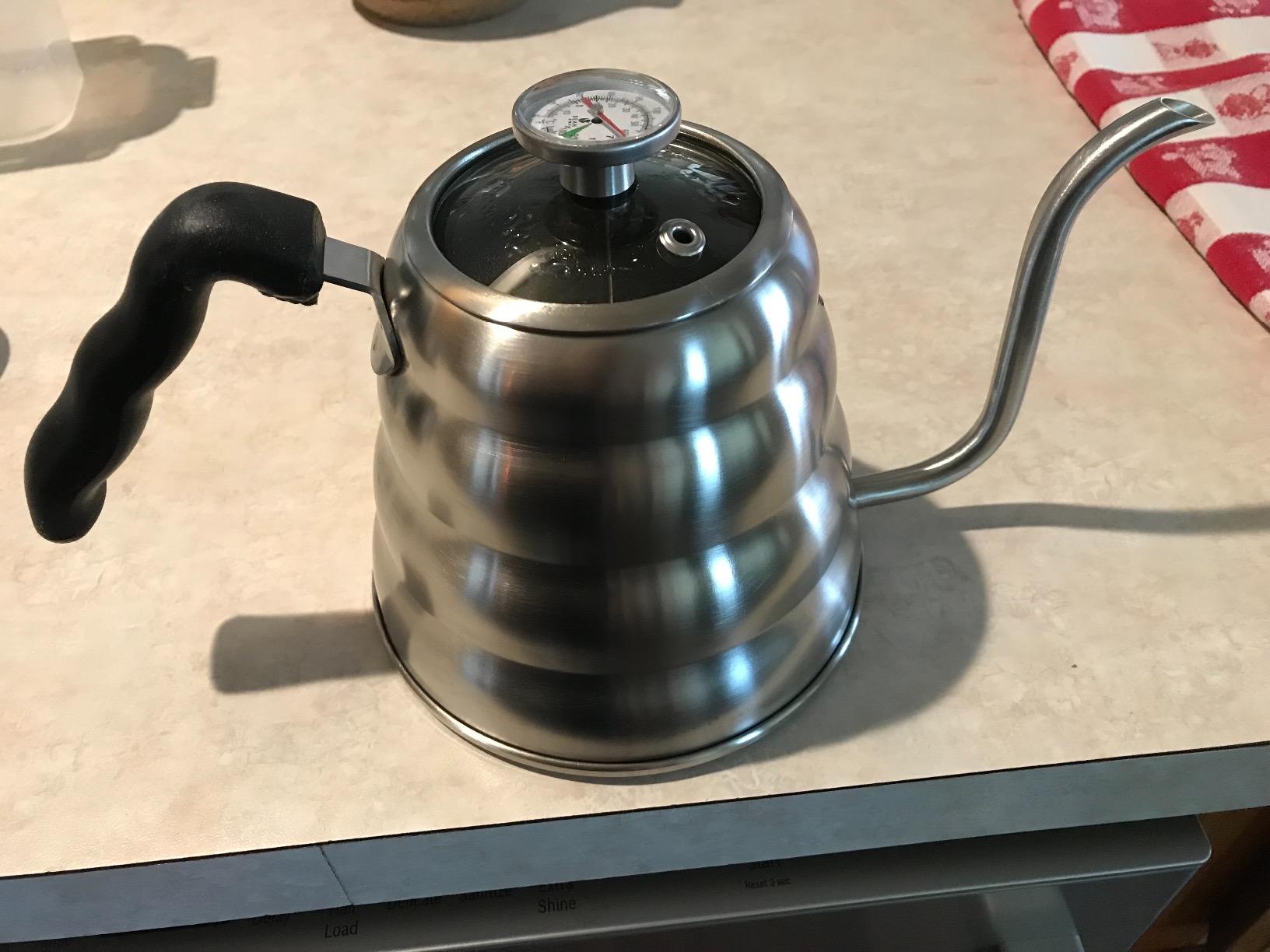 Bean Envy Gooseneck Kettle Stovetop - Pour Over Kettle with Thermometer customer photo 1