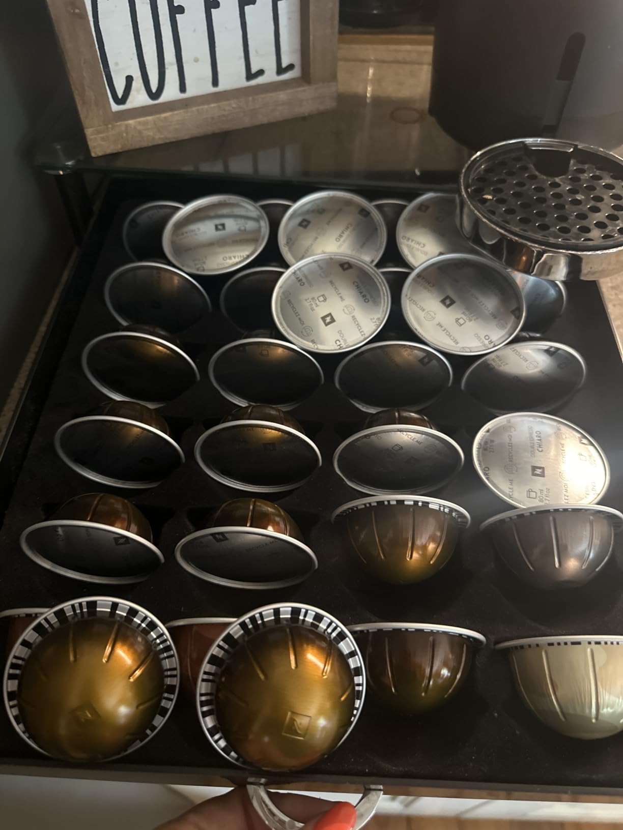 Nespresso Vertuo, Double Espresso Chiaro, Dark Roast, 30-Count Pods customer photo 2