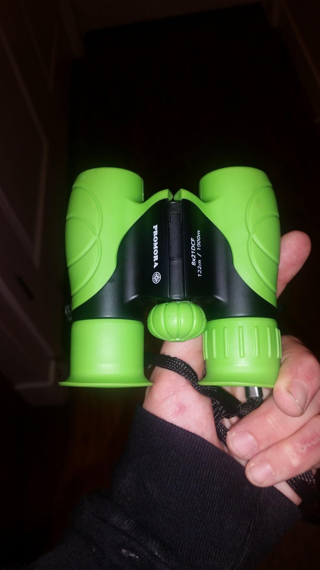 Binoculars for Kids – Perfect Toy for Little Boys and Girls – Extensive Set Incl. Magnifying Glass & Compass – Powerful Magnification 8X21 – 3 to 12 Year Old Kids for Toddler customer photo 2