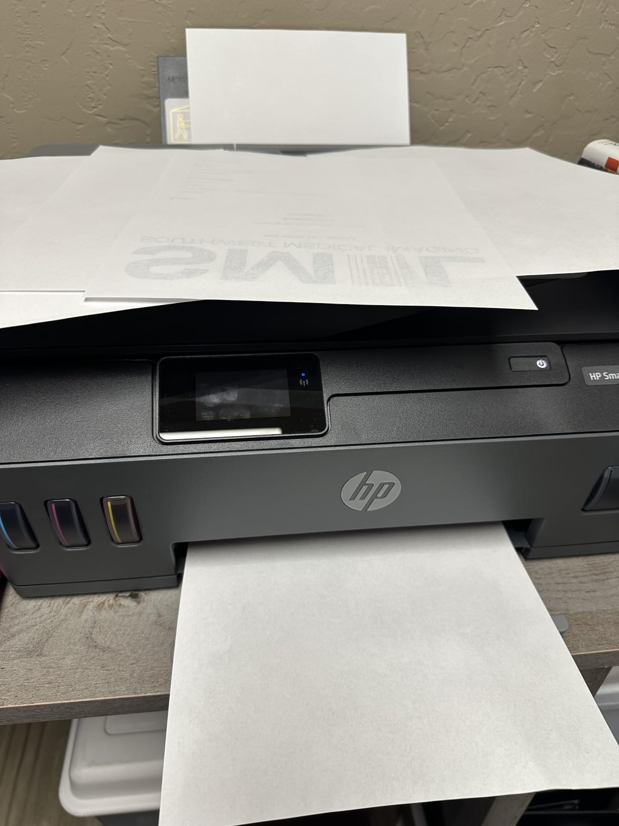 HP Smart Tank Plus 651 Wireless All-in-One Printer, Ink Tank Printer-for-Home Use, 2 Years of Ink Included Auto Document Feeder, Mobile Print, Scan, Copy, Fax. (7XV38A) customer photo 1