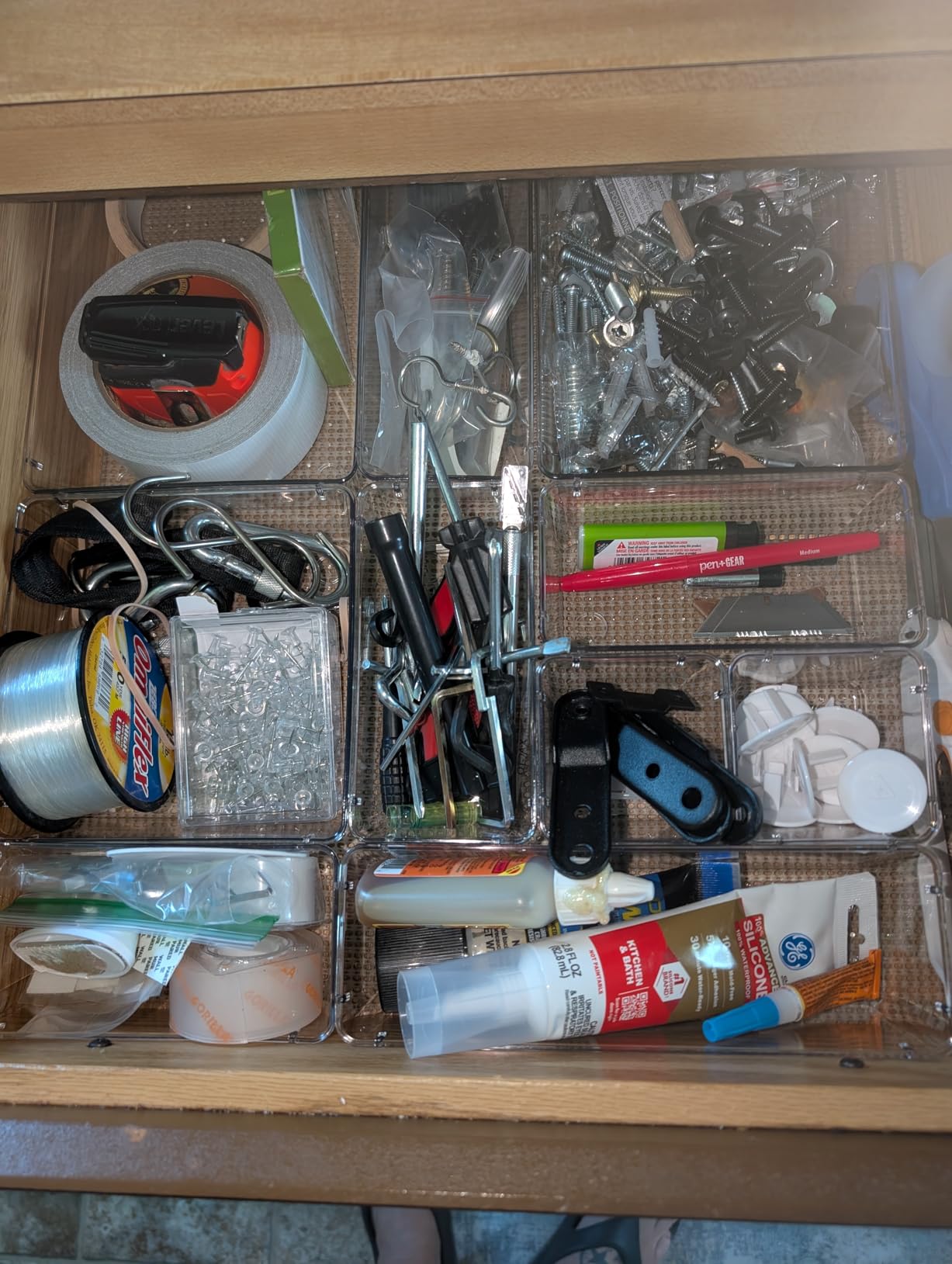 SMARTAKE 13-Piece Drawer Organizers with Non-Slip Silicone Pads, 5-Size customer photo 1