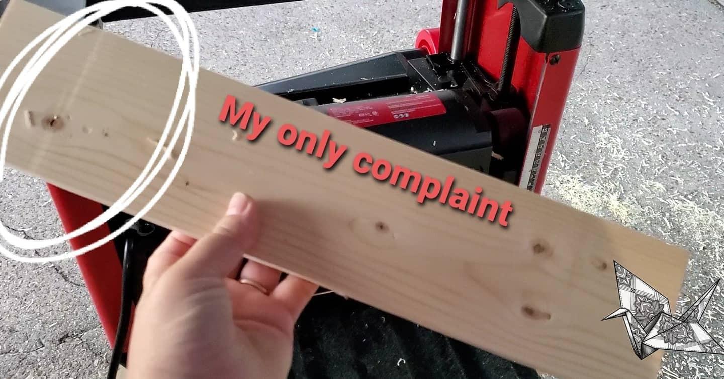 CRAFTSMAN 12.25 In. Benchtop Thickness Planer, 15 Amp, Two Knife (CMEW320) customer photo 1