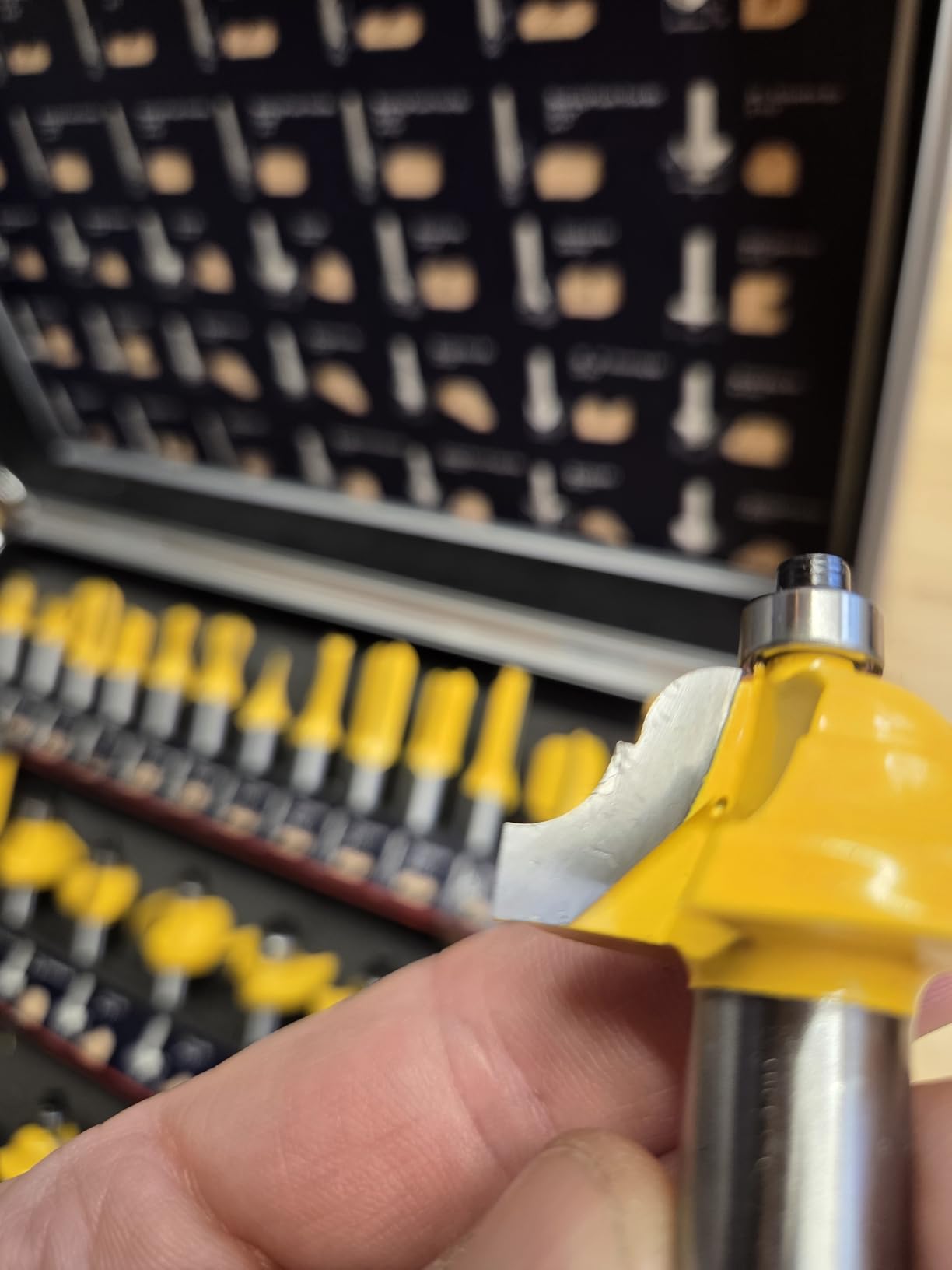 Router Bits Sets of 35B Pieces 1/4 Shank Router Bit Set T Shape Wood Milling Cutter customer photo 2