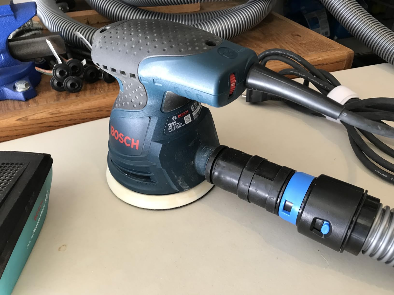 Cen-Tec Systems 94720 Quick Click 20 Ft. Hose for Home and Shop Vacuums with Expanded Multi-Brand Power Tool Adapter Set for Dust Collection customer photo 1