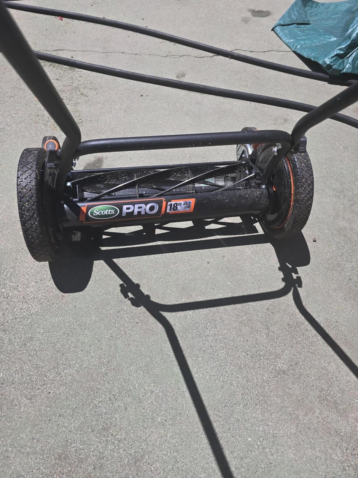 Scotts 716-18S 18-Inch 7-Blade Push Reel Lawn Mower, Green customer photo 2