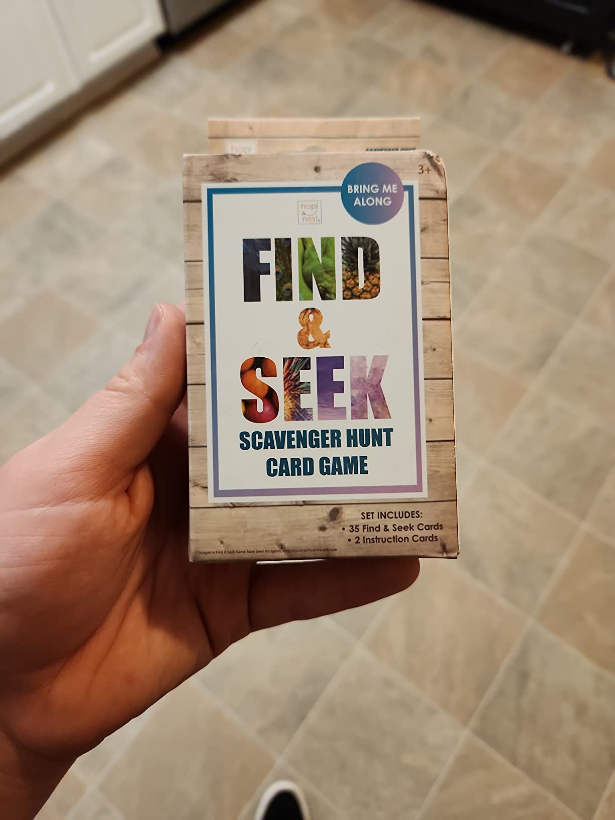 Hapinest Find and Seek Scavenger Hunt Card Game, Indoor Outdoor Activities for Kids & Family, Beach Camping Travel Car Games for Road Trips, Kids Scavenger Hunt Game Age 3 4 5 6 Years Old & Up customer photo 1