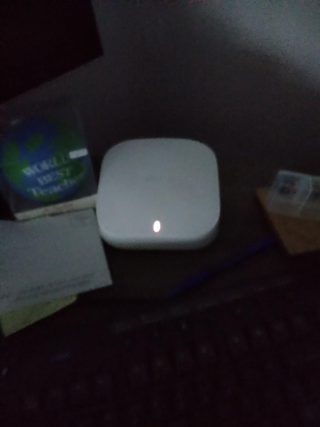 Like-New Amazon eero Pro 6 tri-band mesh Wi-Fi 6 router with built-in Zigbee smart home hub customer photo 1