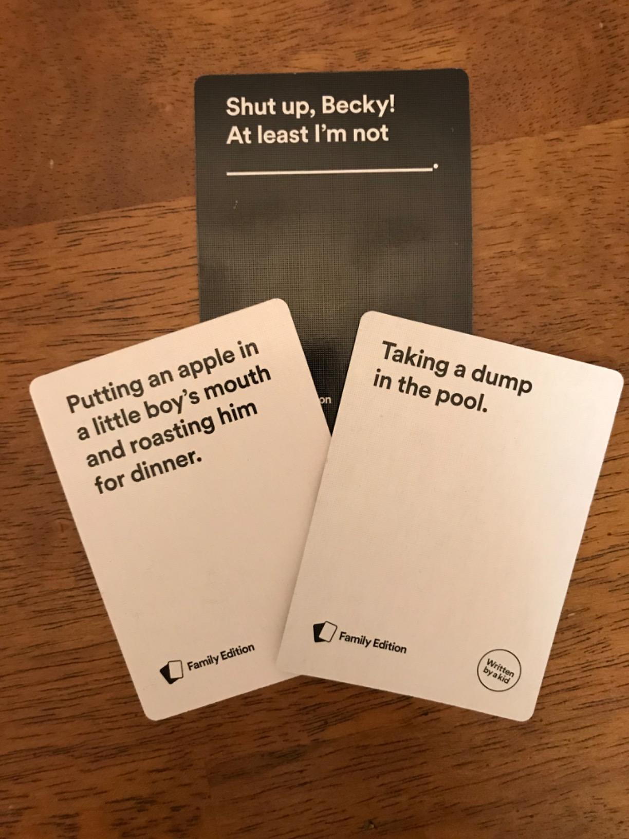 Cards Against Humanity Family Edition • Card Game for Your Horrible Family customer photo 1