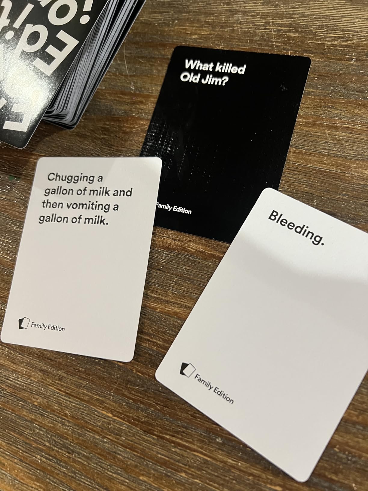 Cards Against Humanity Family Edition • Card Game for Your Horrible Family customer photo 2