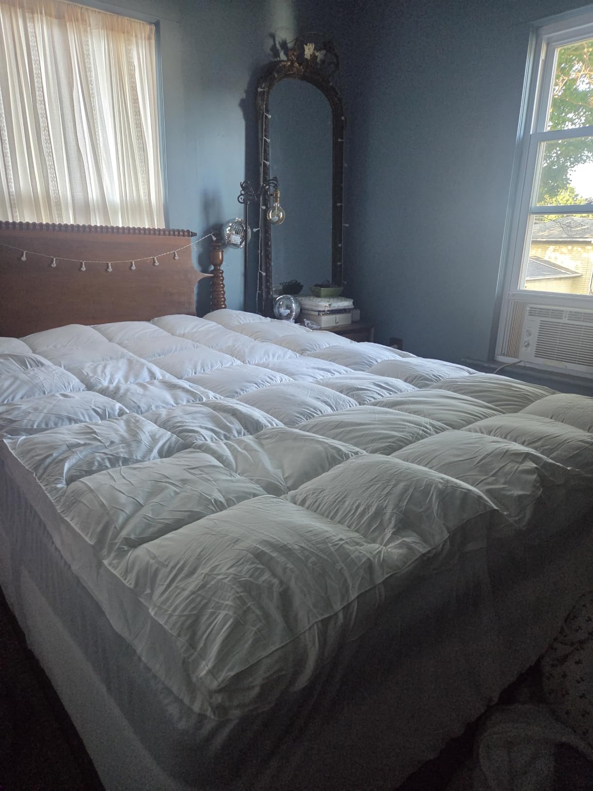 COONP Queen Mattress Topper, Extra Thick Pillow Top Mattress Pad Cover customer photo 2