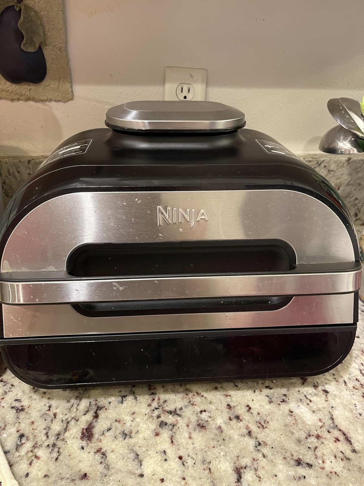 Ninja FG551 Foodi Smart XL 6-in-1 Indoor Grill and Air Fryer, 4 Qt Capacity, Black/Silver customer photo 2