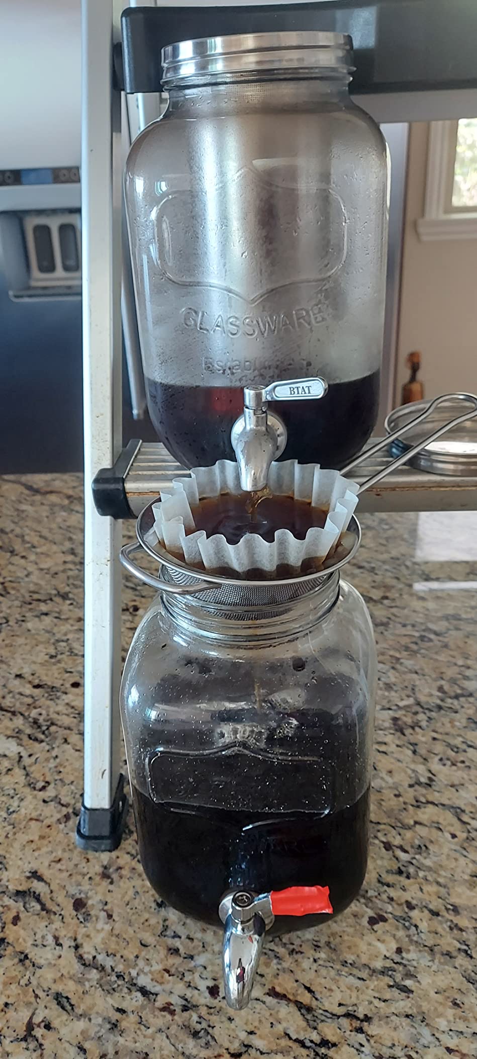 BTaT- 1 Gallon Cold Brew Coffee Maker, Thick Glass Pitcher customer photo 1