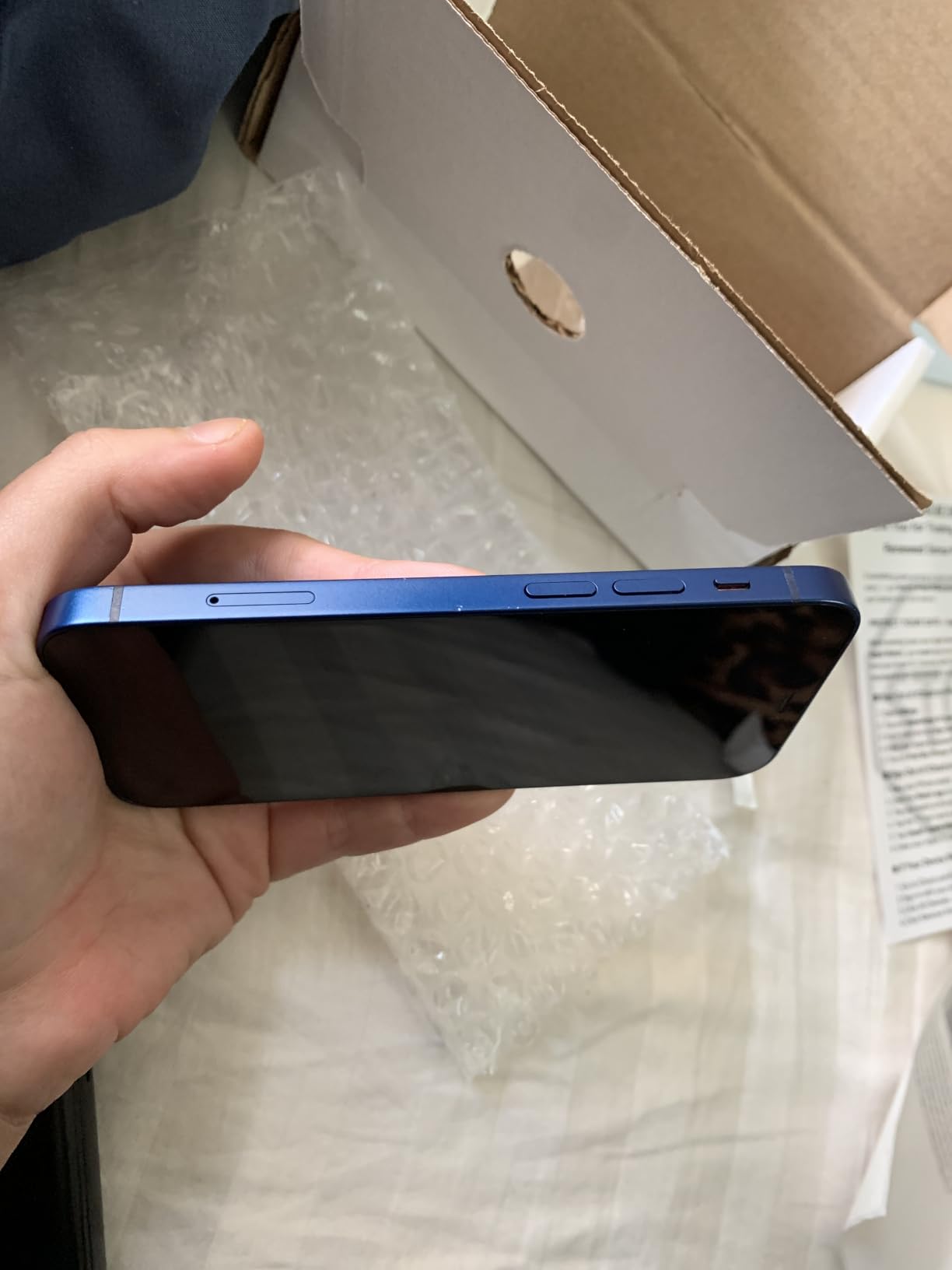Apple iPhone 12 Mini, 64GB, Blue - Unlocked (Renewed) customer photo 1