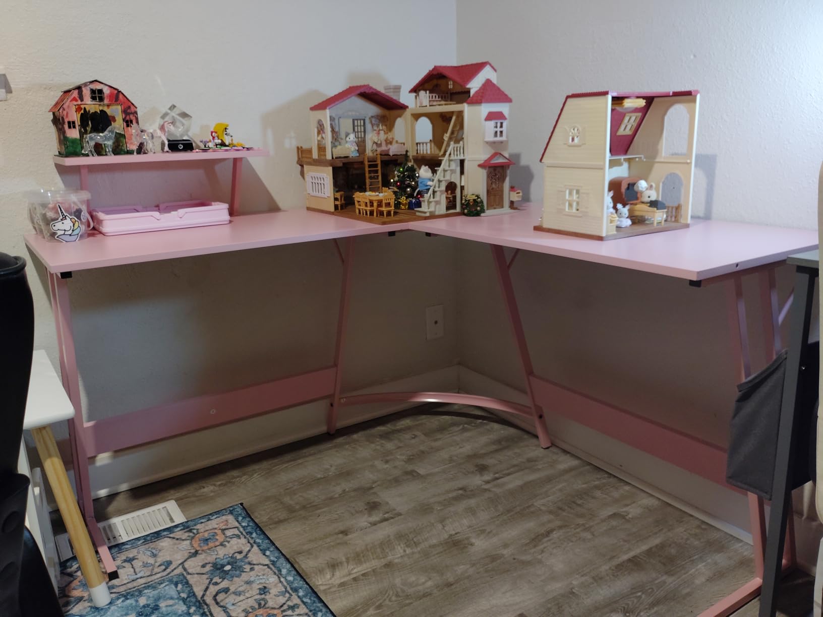 Homall L Shaped Gaming Desk Computer Corner Desk PC Gaming Desk Table customer photo 1