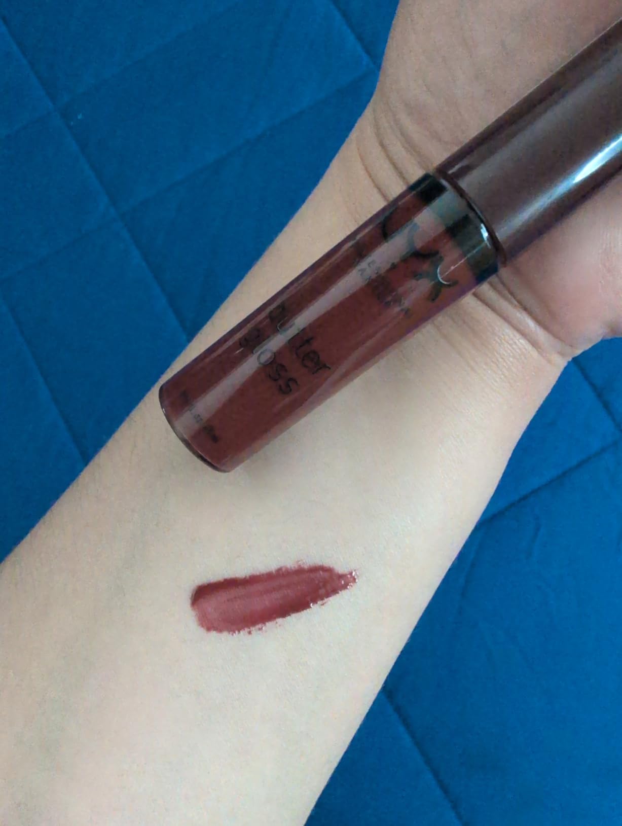 NYX PROFESSIONAL MAKEUP Butter Gloss Brown Sugar, Non-Sticky Lip Gloss - Spiked Toffee (Brown Mauve) customer photo 1