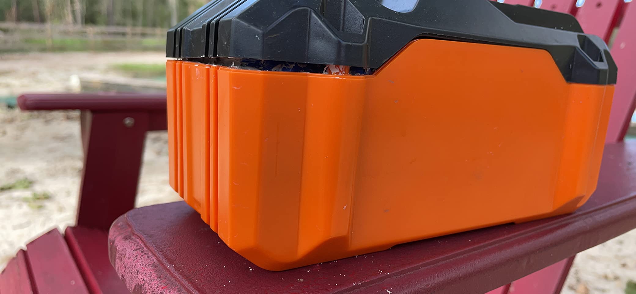 ECO-WORTHY Portable 12V Lithium Battery, 12.8V 20Ah Lithium Iron Phosphate DEEP CYCLE BATTERY, Built-in BMS, 4000+ Cycles, Perfect for Outdoor Camping Fishing RV Marine Trolling Motor Fishfinder customer photo 2