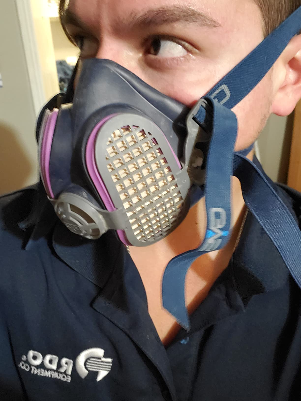 GVS ELIPSE P100 Elastomeric Half Mask with Source Control with Replaceable and Reusable Filters Included customer photo 2