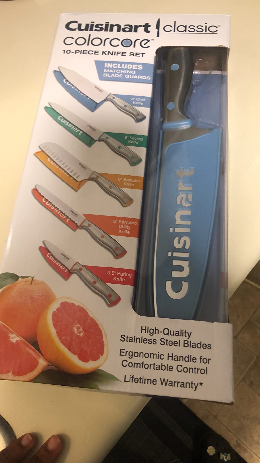 Cuisinart C77CR-10P 10pc Stainless Steel ColorCore™ Color Rivet Set with Blade Guards customer photo 2