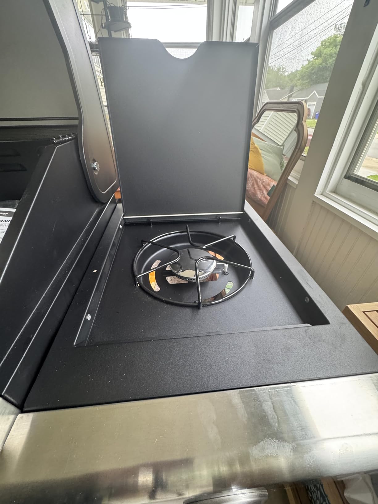 Sophia & William Propane Gas BBQ Grills with Side Burner,4 Burner,Silver customer photo 1
