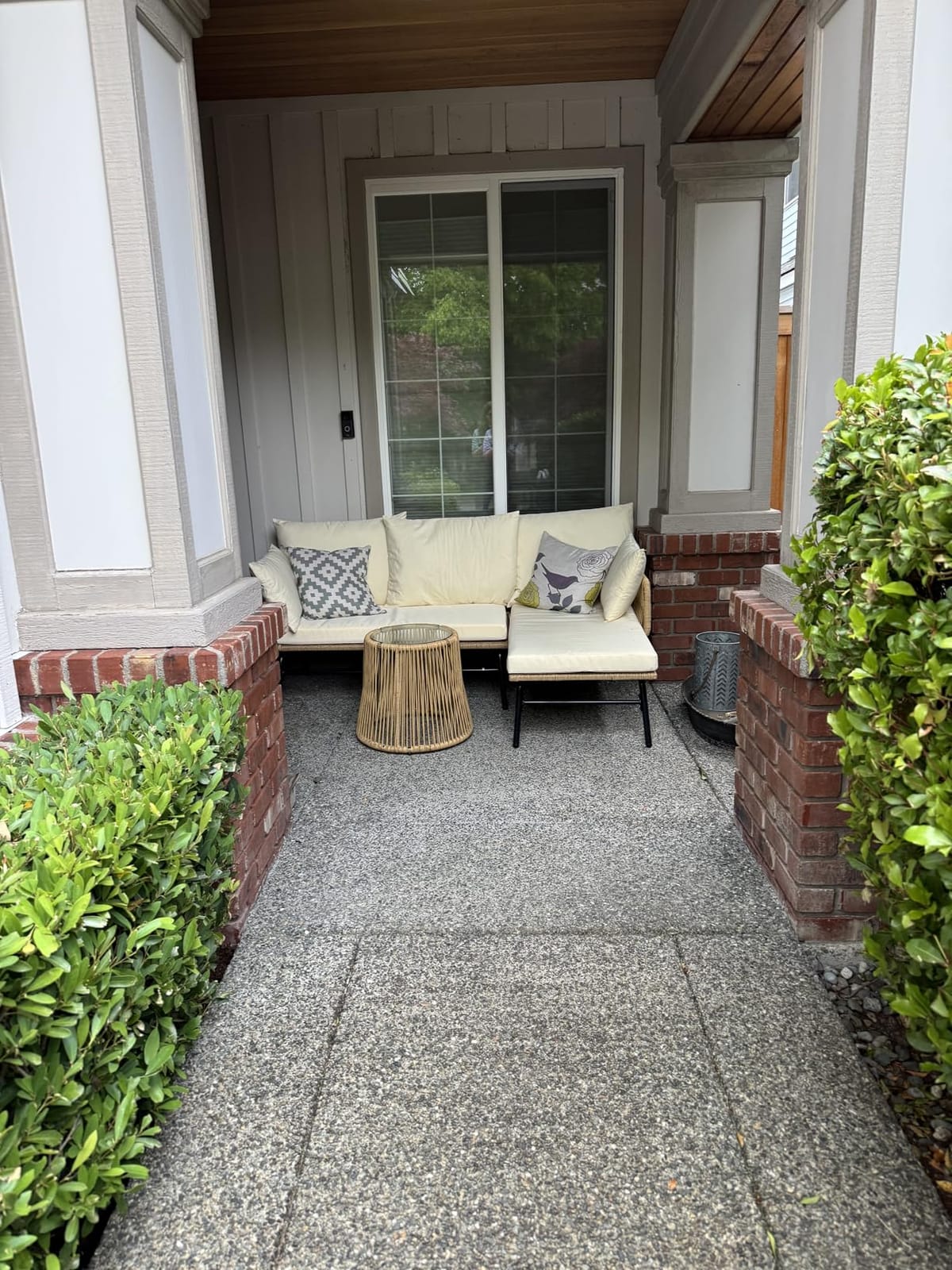 NICESOUL Boho L-Shaped Outdoor Patio Furniture Set with Comfy 3