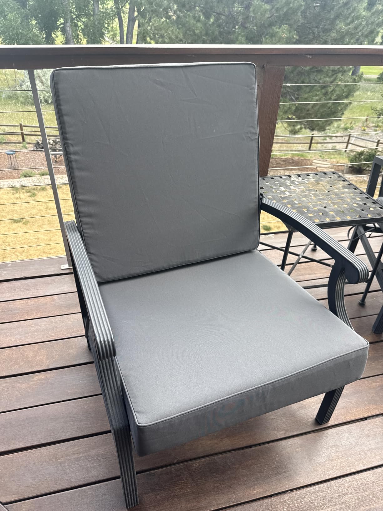 Favoyard Patio Chair Cushions 19 x 19 x 3 Inch Waterproof Outdoor Seat customer photo 2