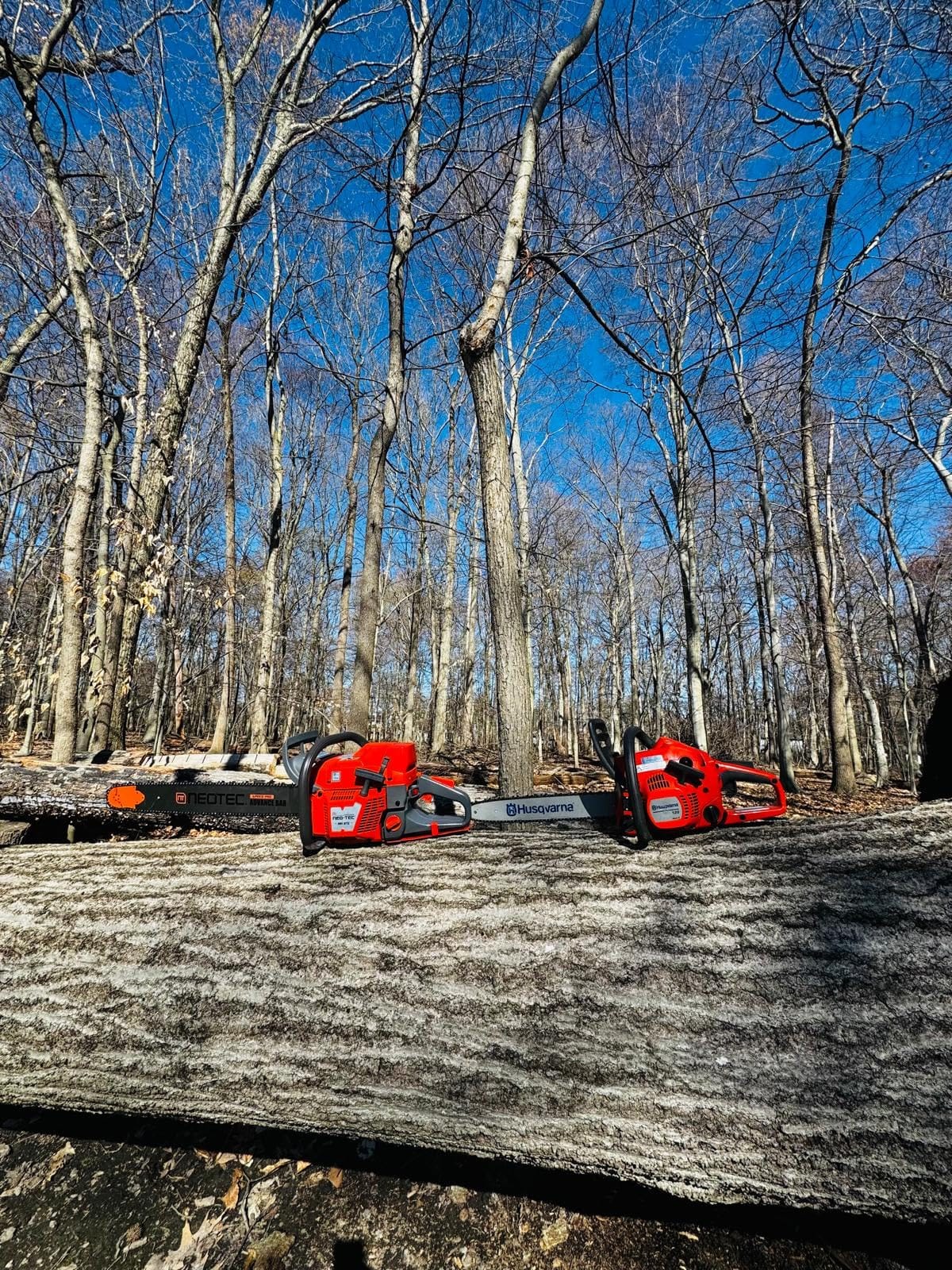 NEO-TEC NH872 24 Inch Gas Powered Chainsaw 71cc Gasoline Chain Saw Power Head 5.3HP Professional Chain Saw Gas All Parts Compatible with Husqvarna 372XP Motosierra De Gasolina for Heavy-duty Forestry customer photo 2
