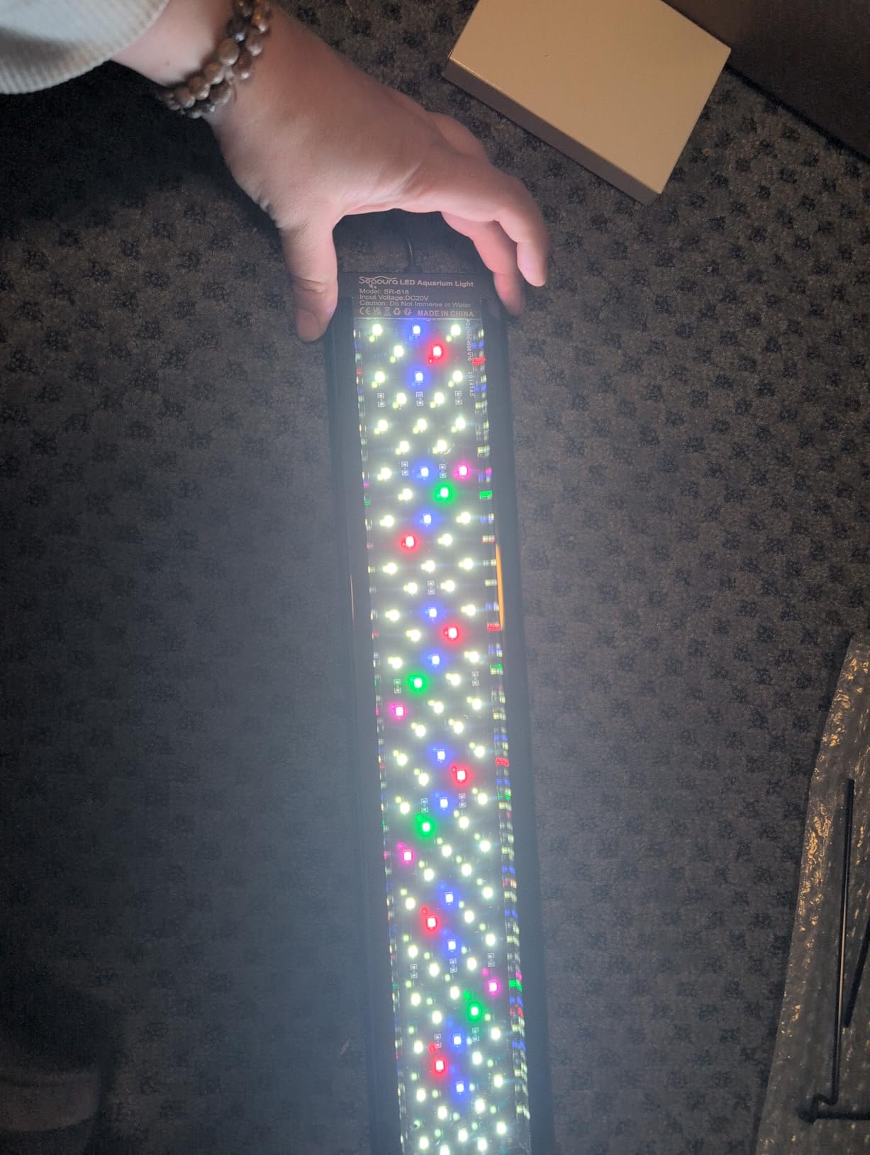 SEAOURA Led Aquarium Light for Plants Growth, Fish Tank Light 12-18 Inch customer photo 2