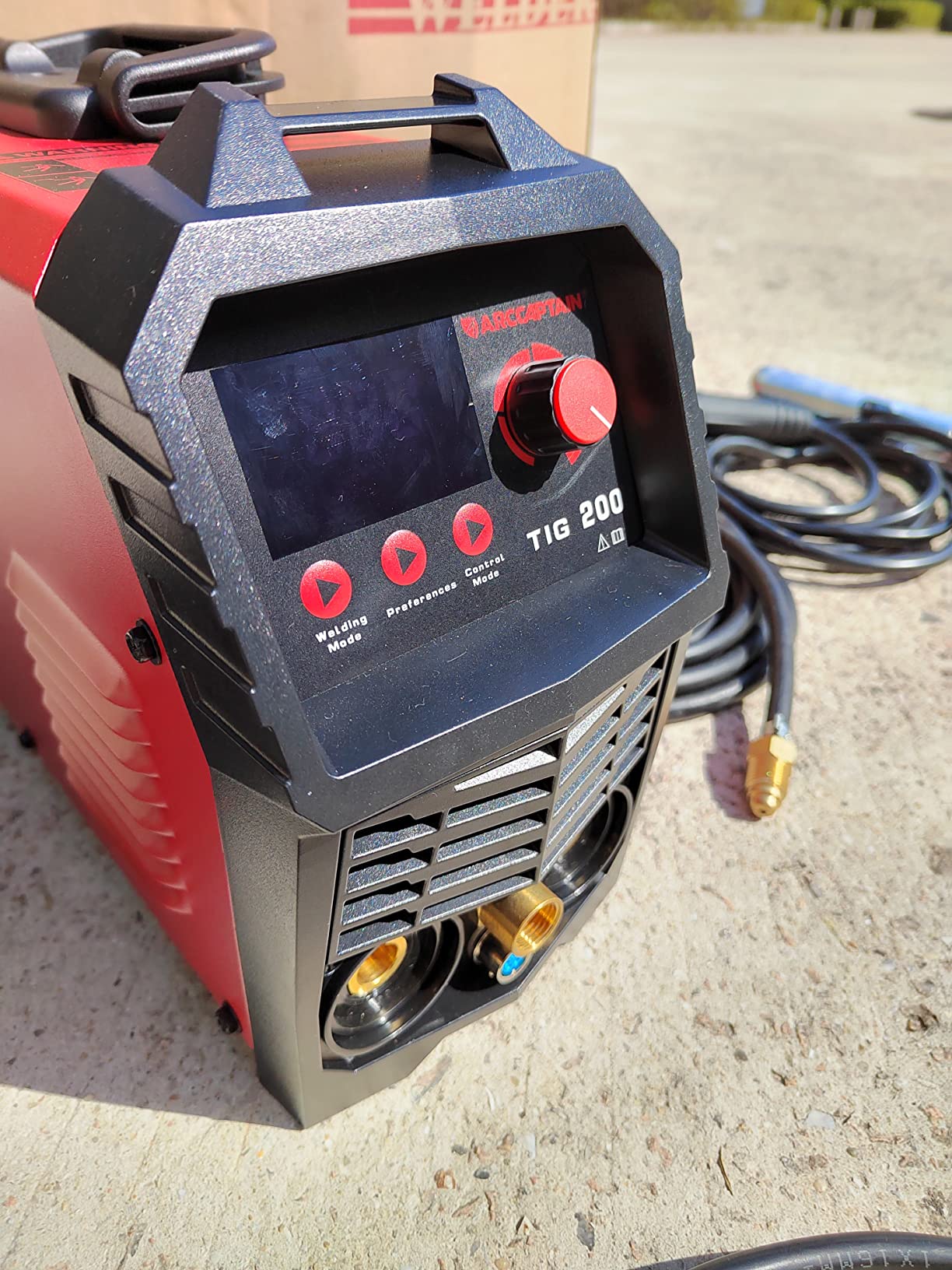ARCCAPTAIN 200A TIG Welder, 110V/220V TIG/Stick 2 IN 1 Welding Machine customer photo 1