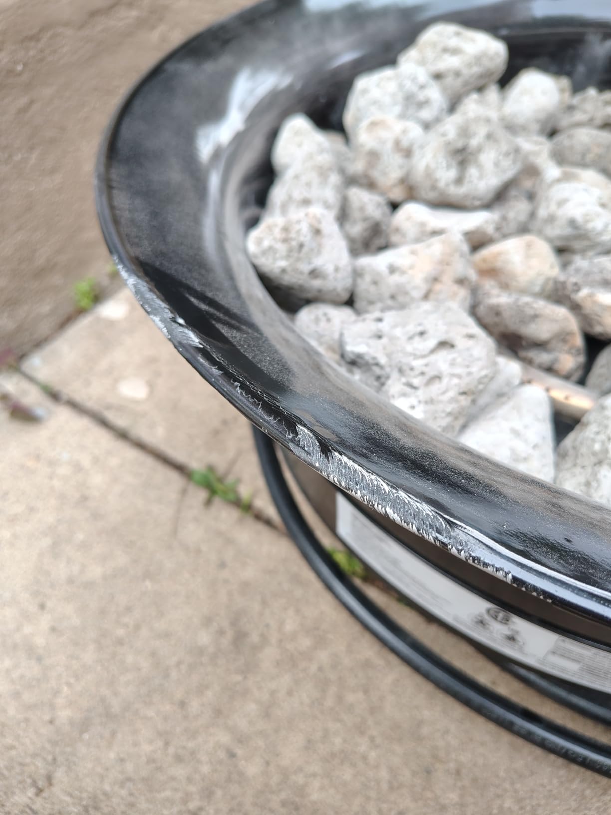 Flame King Smokeless Propane Fire Pit, 24-inch Portable Firebowl, 58K BTU with Self Igniter, Cover, & Carry Straps for RV, Camping, & Outdoor Living customer photo 2