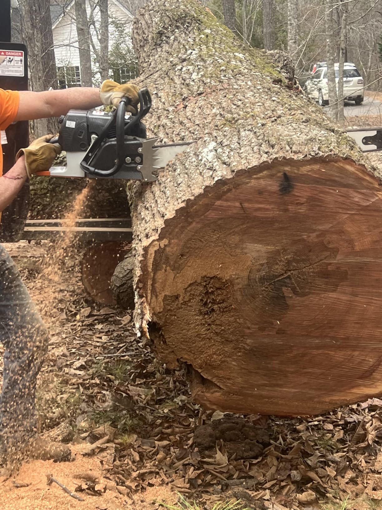 F660VW 36 Inch Gas Chainsaw 92cc Chainsaw 2-Cycle Gasoline Power Chain Saws 5.2KW 7HP All Parts Compatible with MS660 G660 (With 36