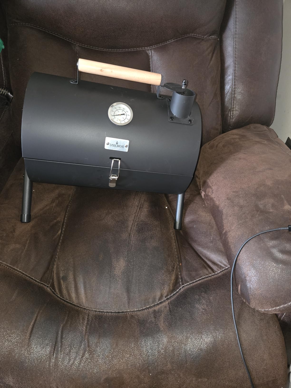 Charcoal Grill for Outdoor BBQ Smoker Tabletop Portable BBQ Grill,RED customer photo 2