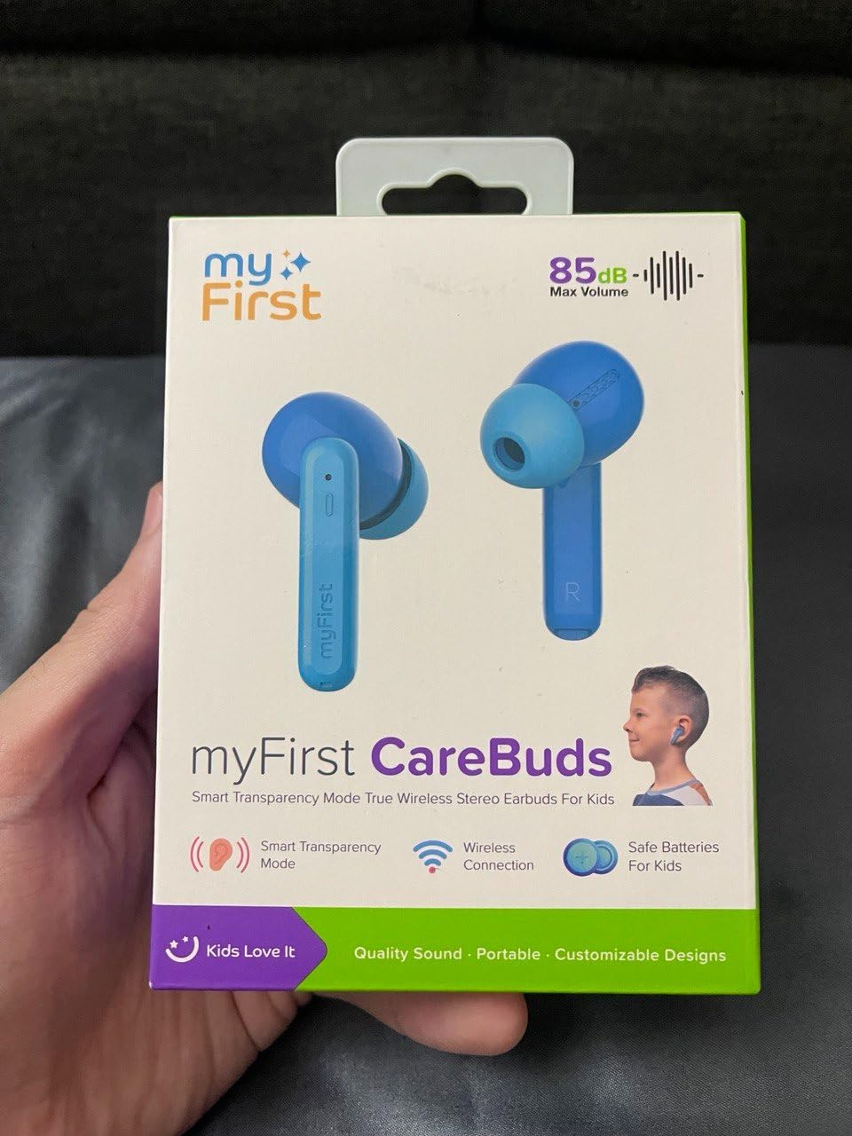 myFirst CareBuds Kids Earbuds 85dB Volume Limit Small Ear Fit customer photo 2