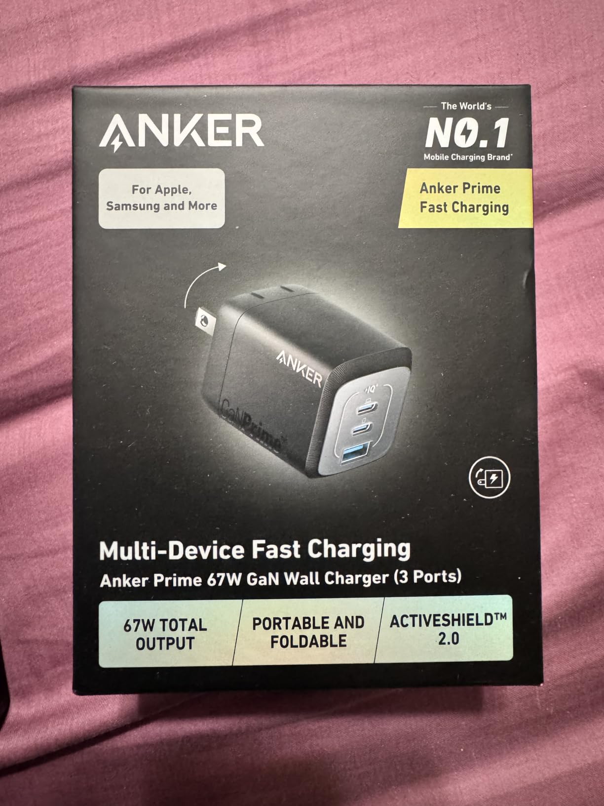 Anker 67W GaN customer photo 1
