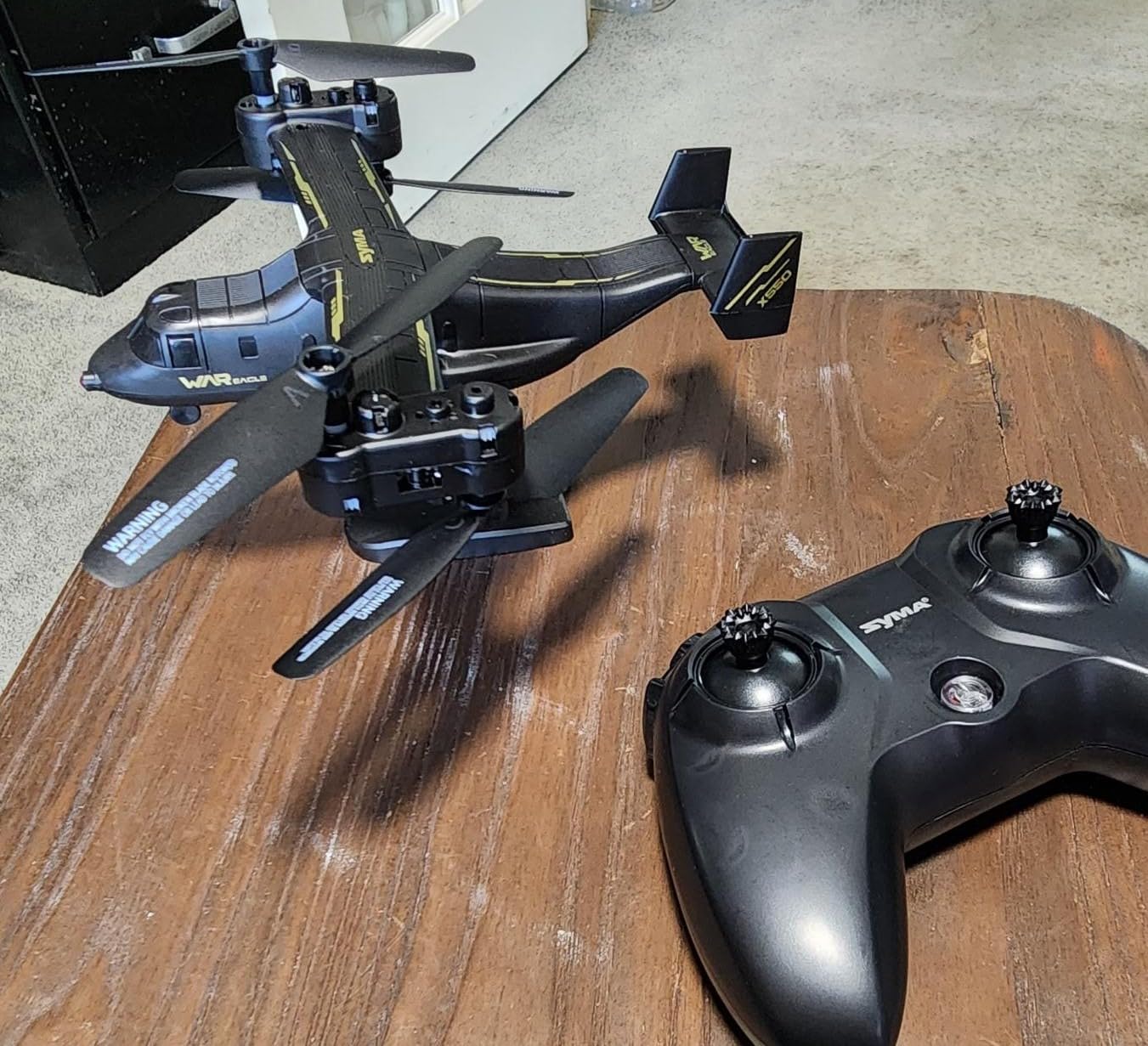 SYMA X550 RC Plane, 4CH Tiltrotor for Kids & Beginners, Stunt Flight customer photo 2