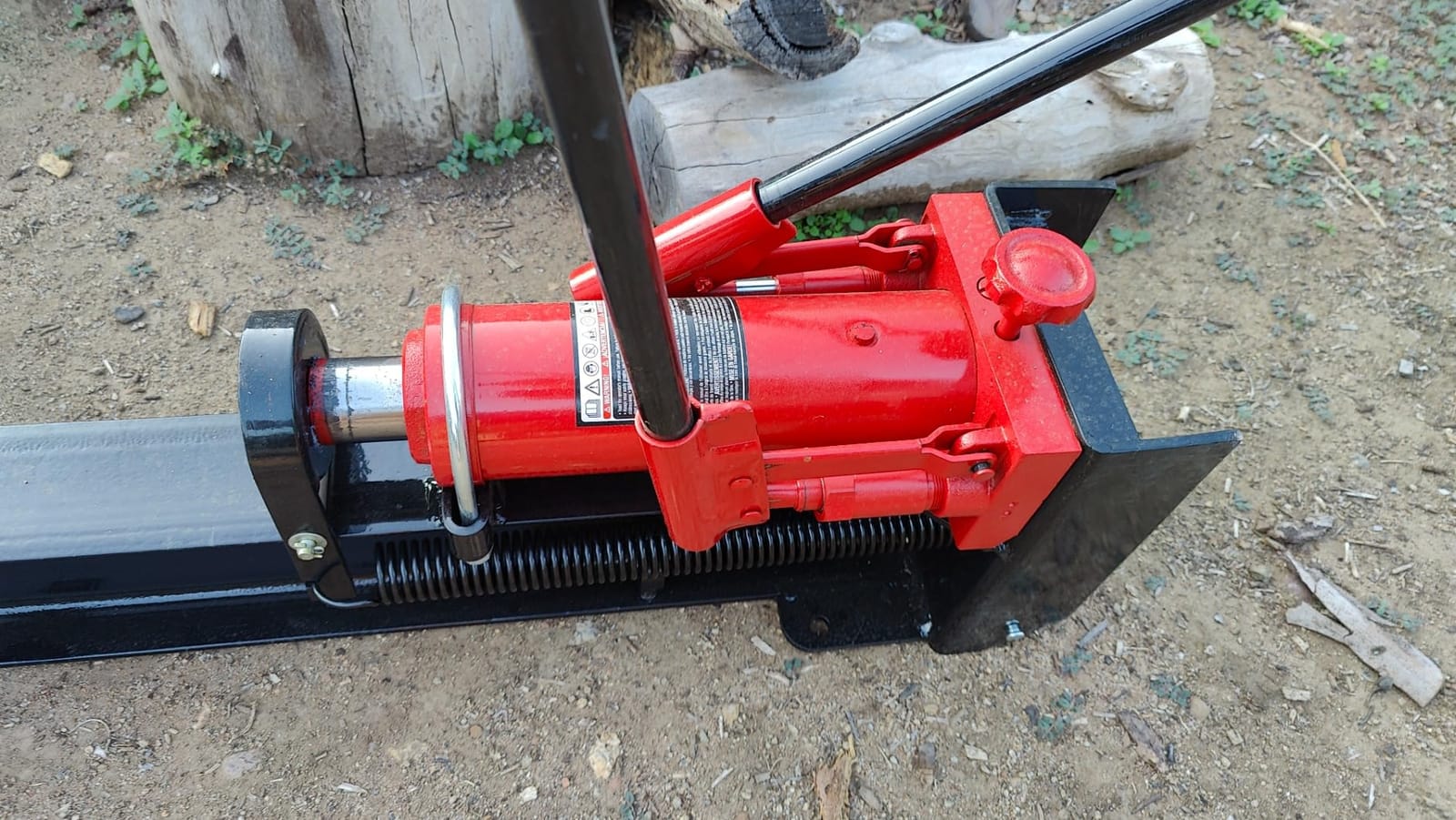 BIG RED Cordless Manual Hydraulic Beam Log Splitter: Manual Wood Splitter customer photo 1
