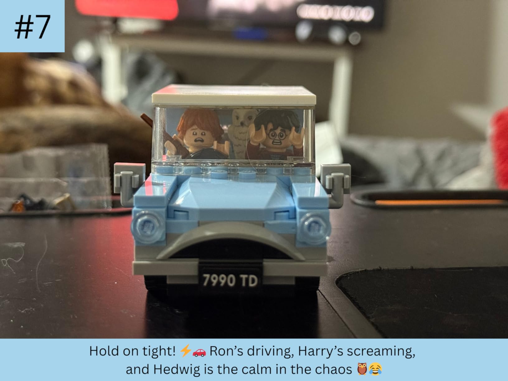 LEGO Harry Potter Flying Ford Anglia, Buildable Car Toy with 2 Minifigures for Role Play, Fantasy Playset for Kids, Harry Potter Car, Gift for Boys, Girls and Any Fan Ages 7 and Up, 76424 customer photo 2
