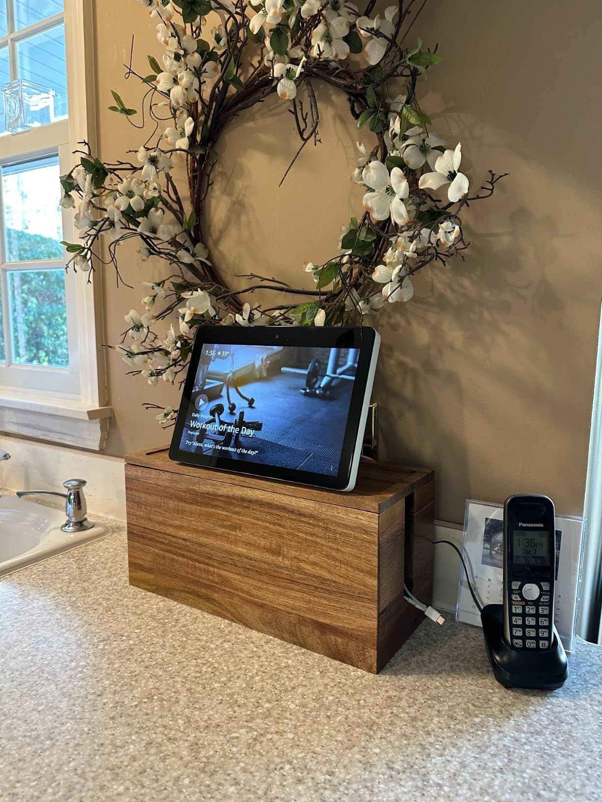 Extra Large Cable Management Box, Wood Cord Hider Box & Organizer for Power Strip, TV Wires & Desk Cable Storage customer photo 1