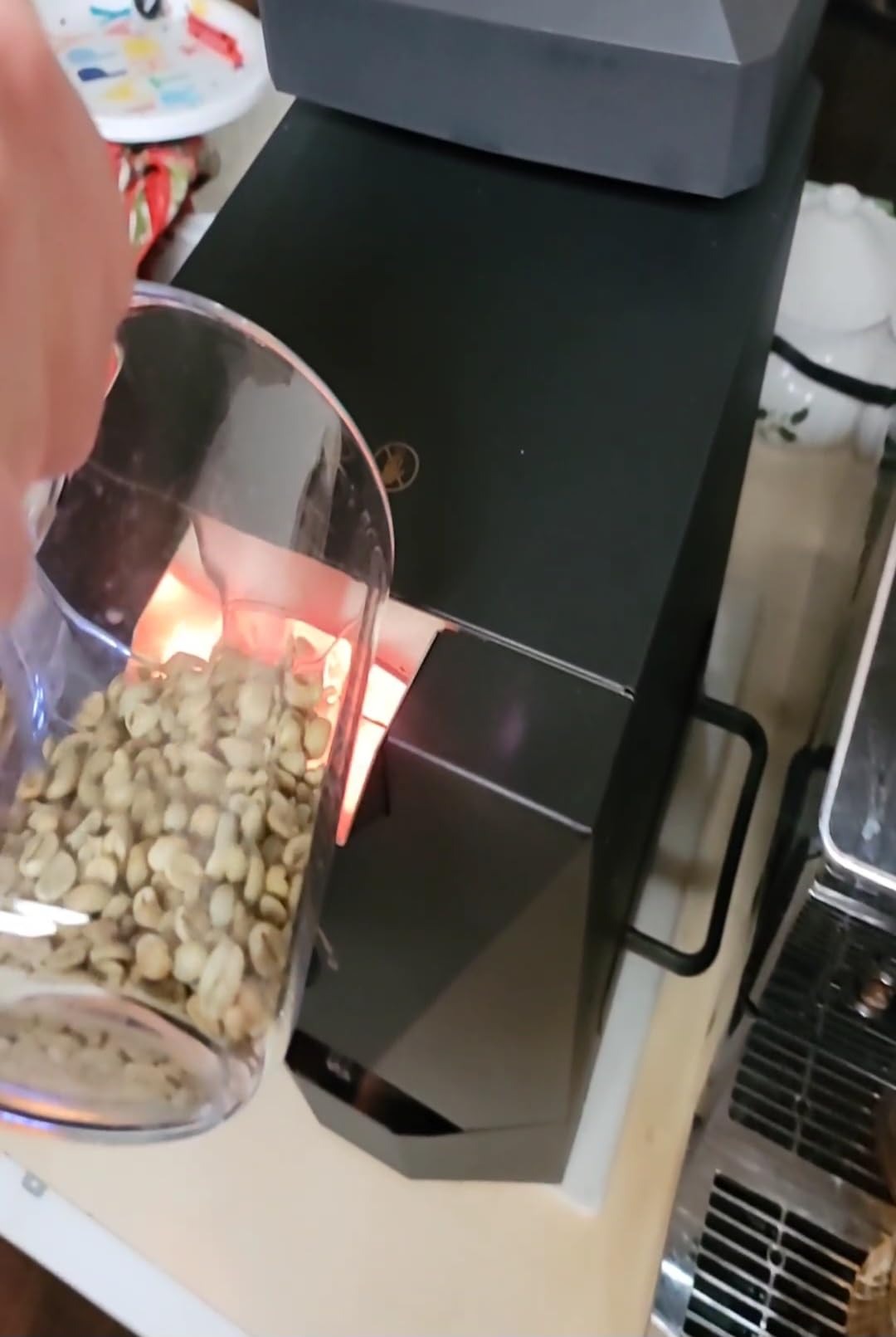 Electric Coffee Bean Roaster Machine, Smokeless Drum Roasting, for Home&Commercial Automatic Baking customer photo 1
