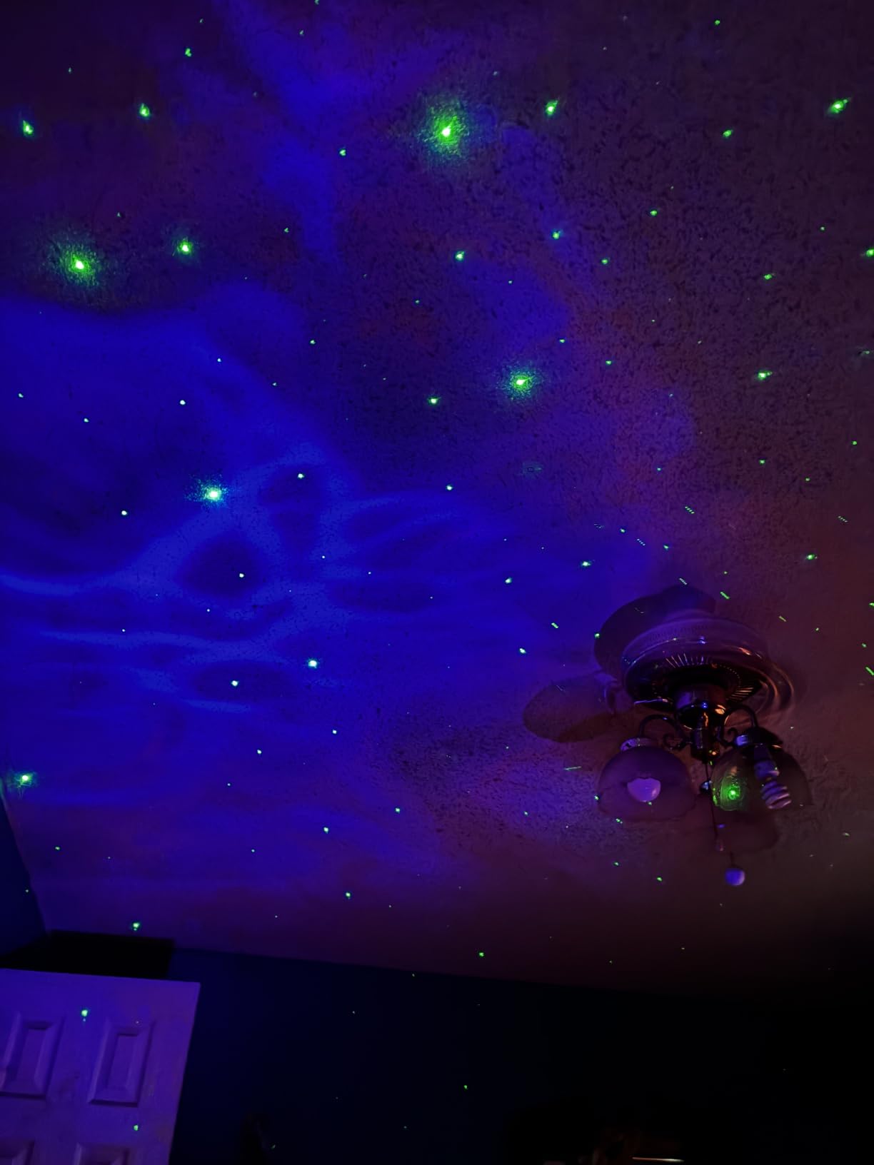 YXQUA Astronaut Galaxy Star Projector, Night Light for Kids, Original White customer photo 1