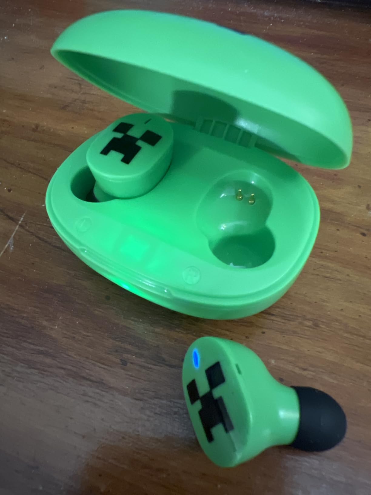 Minecraft Bluetooth Earbuds with Mic, Wireless Earbuds with Charging Case customer photo 2