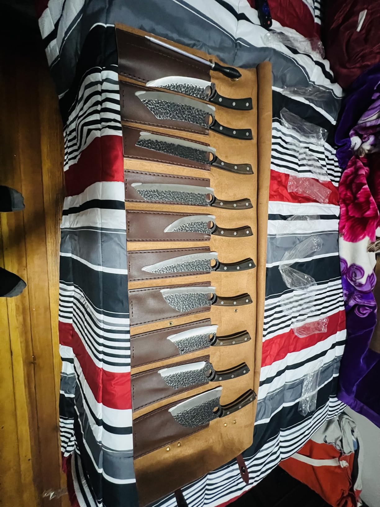 DRGSKL Serbian Chef Knife Set - 6 PCS Hand Forged Knife Set with Bag customer photo 2