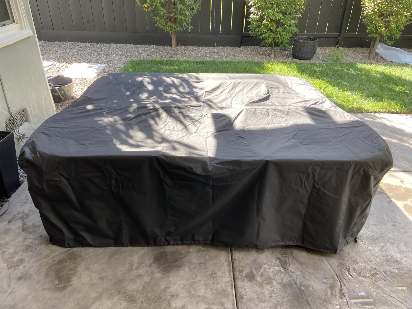 iBirdie Outdoor Table Patio Furniture Cover 120 x 90 inch, Waterproof customer photo 2