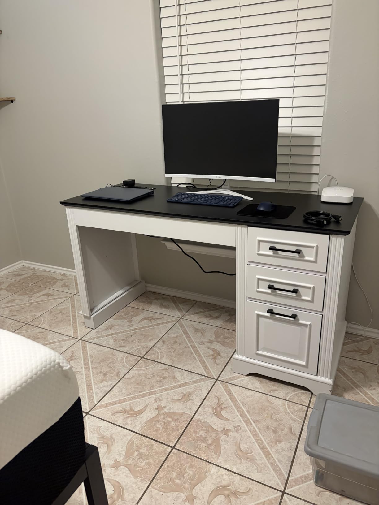 SEDETA Office Desk with 3 Drawers, 55